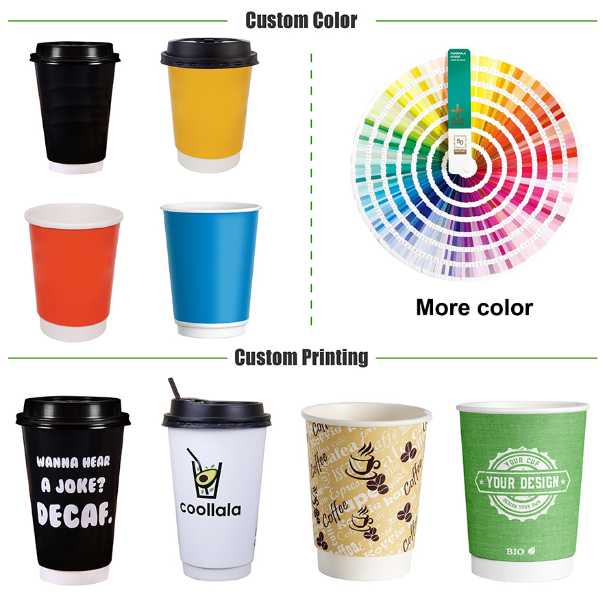 Eitthvað við pappírsbikar cmyk liti
