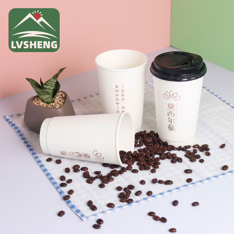 Pappírsbollar fyrir takeaway kaffi