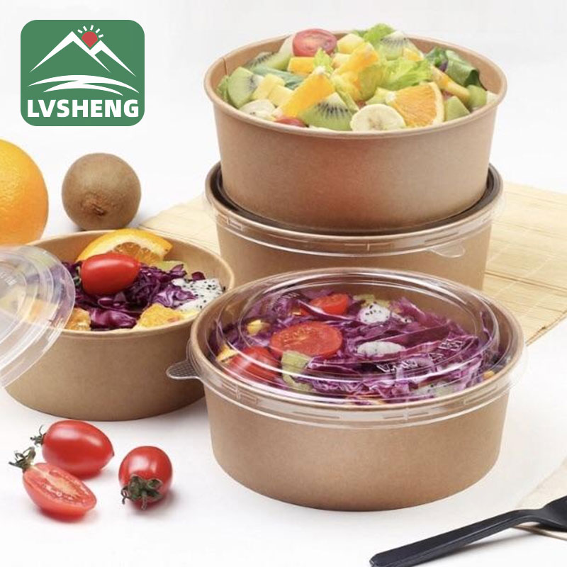 Takeaway grunn salatpappírskál